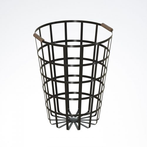 Black Gold Cracked Marble Laundry Basket